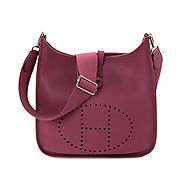 Hermes Tesko Pink Clemency Leather Evelyne III 29