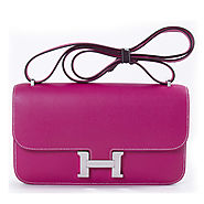 Hermes Rose Tyrien Epsom Constance Elan 25