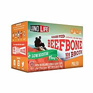 Low-Sodium Grass-Fed Beef Bone Broth Powder - Single Serve Cups | LonoLife