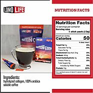LonoLife Protein Coffee with 10g Protein, Paleo and Keto Friendly, Stick Packs, 10 Count | LonoLife