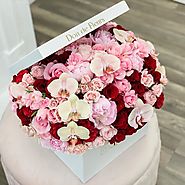 Luxurious Fresh Flower Arrangement by Don de Fleurs