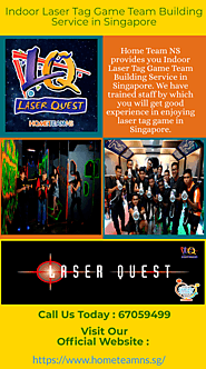 Indoor Laser Tag Game Team Building Service in Singapore