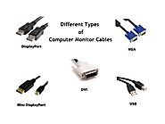 Computer Monitor Cables – What Are They & Different Types