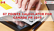 67 Points Calculator for Canada PR 2019 | Canada Points System