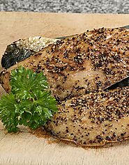 Buy Smoked Peppered Mackerel Fillets 1kg Online at the Best Price, Free UK Delivery - Bradley's Fish