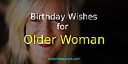 Best Birthday Wishes for Older Woman