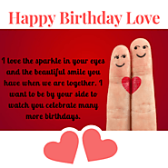 Happy Birthday Wishes for Lover - Most Romantic