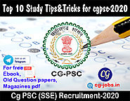 Top 10 best tips & Tricks for cgpsc exam-2020 - Cg jobs l Latest Jobs in Chhattisgarh