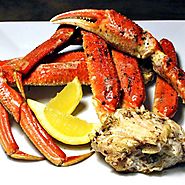 King Crab Legs With Garlic Butter - Bradley's Fish