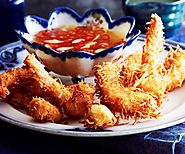 Coconut Prawns With Two Dipping Sauces - Bradley's Fish