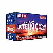 LonoLife Protein Coffee with 10g Protein, Paleo and Keto Friendly, Single Serve Cups, 10 Count | LonoLife