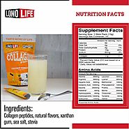 LonoLife Coconut Pineapple Collagen Peptides with 10g Protein, Paleo and Keto Friendly, 8-Ounce Stick Pack | LonoLife