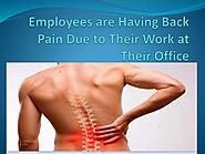 Employees are Having Back Pain Due to Their Work at Their Office