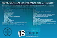 Shiner Law Group Hurricane Safety Preparedness Checklist