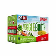 LonoLife Veggie Broth Snack, Single Serve Cups, 10 Count | LonoLife