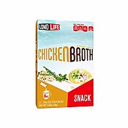 LonoLife Chicken Broth Snack, Stick Packs, 10 Count | LonoLife