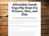 Affordable Sanuk Yoga Flip Flops For Women, Men, and Kids
