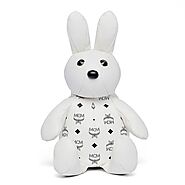 MCM Zoo Rabbit Doll Backpack In White