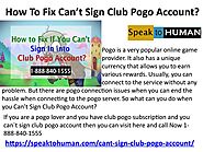 How to Fix Can’t Sign Club Pogo Account - Call Here 1-888-840-1555