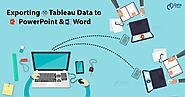 How Data in Tableau Export to PowerPoint and Word - DataFlair