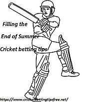 Filling the End of Summer Cricket betting tips - Elvanco