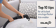 Top 10 tips för att ta bort smutsiga fläckar från möbler
