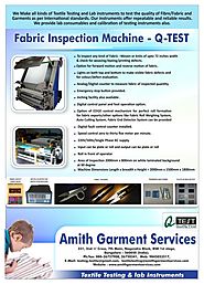 Fabric Inspection Machine in India|Fabric Inspection Machine-Amithgarment Services