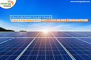 Multi-busbar solar cells: High performance with low silver consumption - Novergy Solar