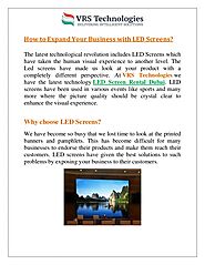 How to Expand Your Business With LED Screens?