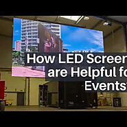 How LED Screens are Helpful for Events? | Visual.ly