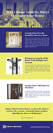Why Choose Security Doors to Secure Your House – Bayside Security | edocr