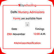 Delhi Nursery Admissions