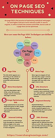 On Page SEO Techniques- Search Engine Wings