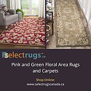 Get Designer Floral Area Rugs | Select Rugs Canada