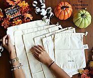 Muslin Produce bags - Reusable cotton Bags - Organic Cotton Bags - Different sizes - All Cotton and Linen - Amazon