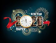 Happy New Year Banner 2020 For Celebration - Festival Today