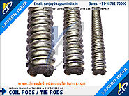Coil Rods & Tie Rods manufacturers exporters in India http://www.threadedrodsmanufacturers.com +91-9876270000
