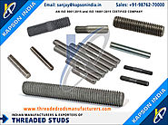 Threaded Studs manufacturers exporters in India http://www.threadedrodsmanufacturers.com +91-9876270000