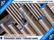 Mild Steel Threaded Rods manufacturers exporters in India http://www.threadedrodsmanufacturers.com +91-9876270000