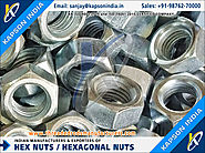 Hexagonal Nuts Fasteners manufacturers exporters in India http://www.threadedrodsmanufacturers.com +91-9876270000