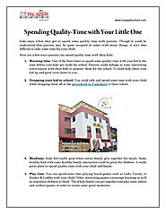 Spending Quality-Time with Your Little One