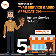 Features of tyre service-based application: Instant Service Solution