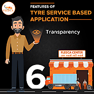 Features of tyre service-based application: Transparency