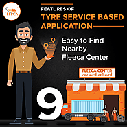 Features of tyre service-based application: Easy to Find Nearby Fleeca Centers