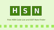 Free HSN Code List and GST Rate Finder