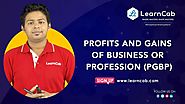 ICAI CA Final Chapter - Profits and Gains of Business or Profession (PGBP)