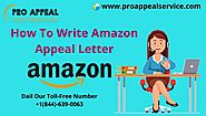How to write Amazon Appeal Letter