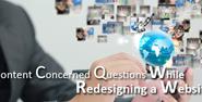 Content Concerned Questions While Redesigning a Website - Bubblews