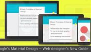Google's Material Design - Web designer's New Guide