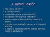 Summarize the lesson at the end and have a few students repeat what they learned and/or any assignments given.